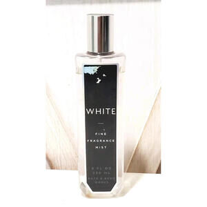 Bath & Body Works White Fine Fragrance Mist Discontinued New Without Box Partial